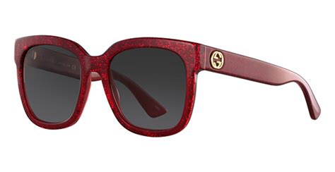 gucci gg0034s square frame acetate sunglasses|GUCCI Acetate Square Frame Web Glitter Sunglasses GG0034S .